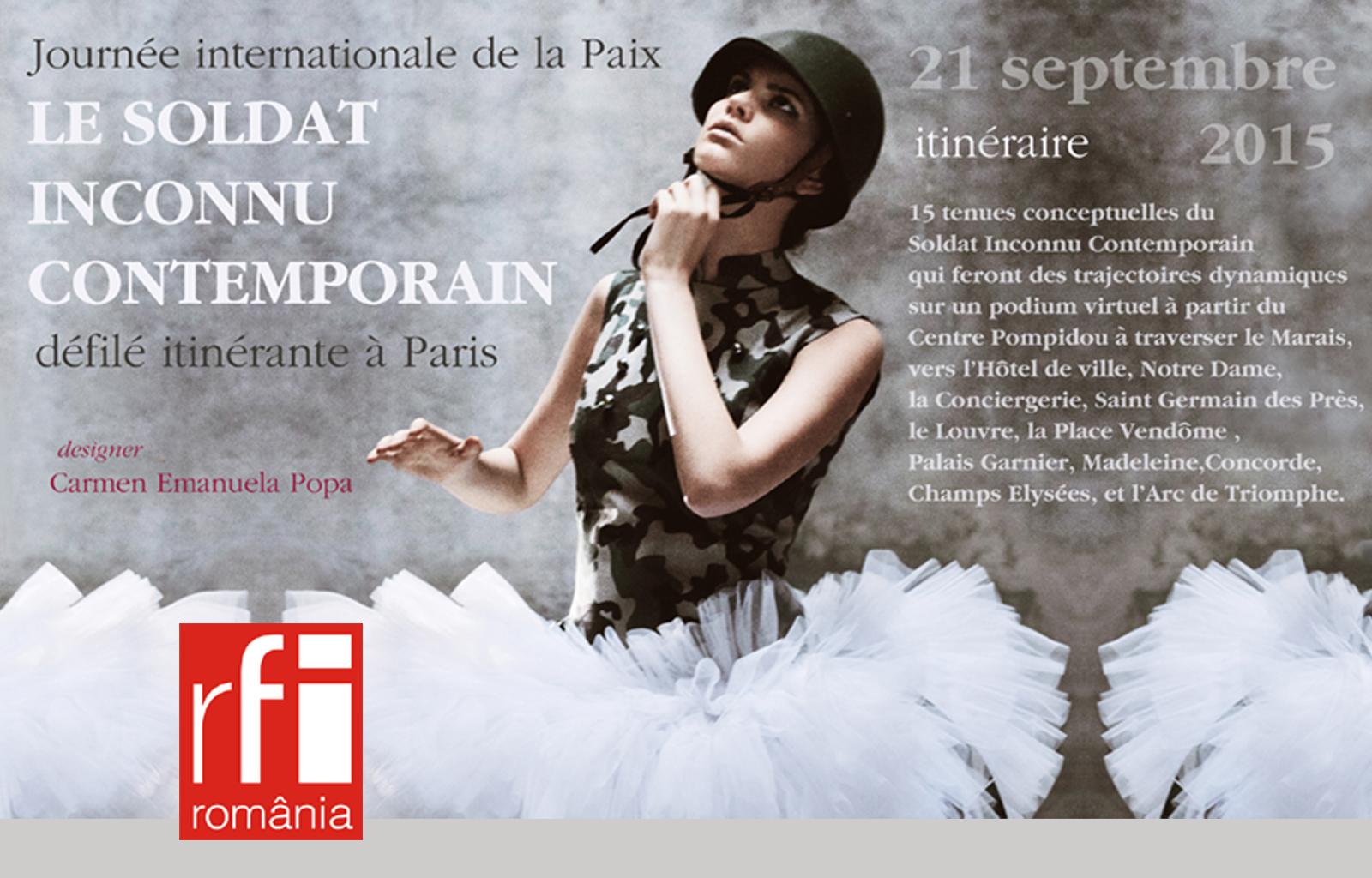 RFI Romania - Soldatul Necunoscut Contemporan la Paris